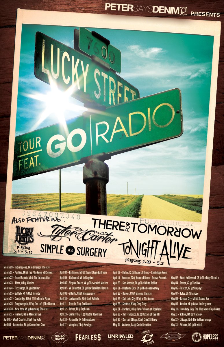 Go Radio Tour Poster