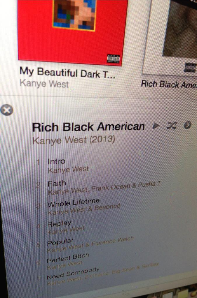 kanye west rich black american