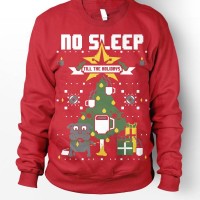 No Sleep Christmas Sweater