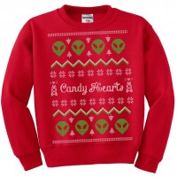 Candy Hearts Christmas Sweater