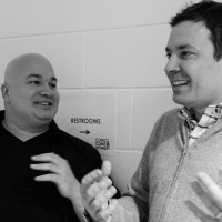 Robert Kelly and Jimmy Fallon talk about past shows before the night begins