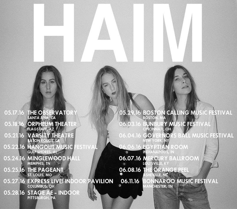 HAIM announce North American tour dates, new music coming this summer
