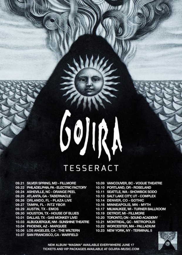 Gojira and TesseracT tour invades the U.S. this Fall Under the Gun Review